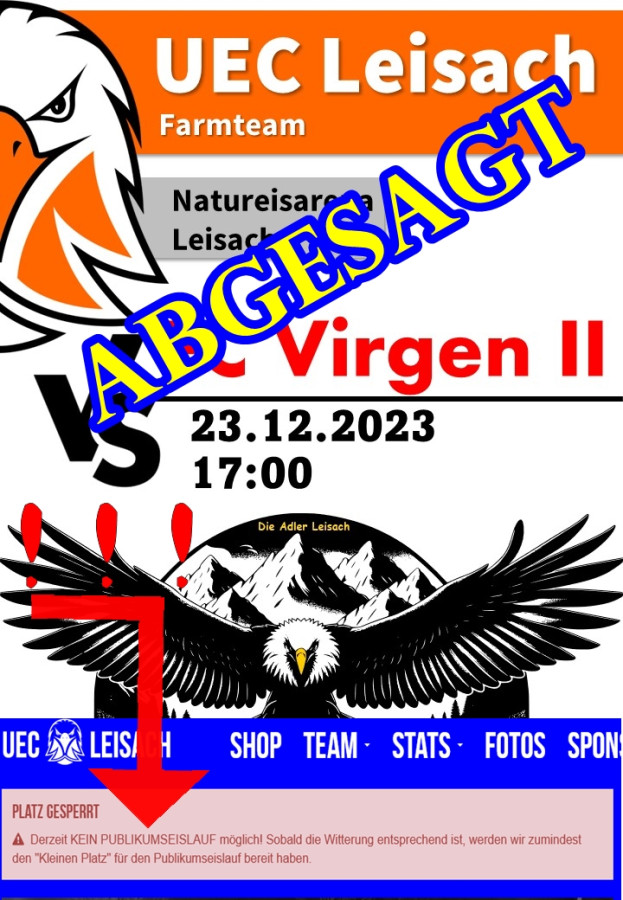 PlakatUECLeisachFarmteamECVirgen1_Absage-final